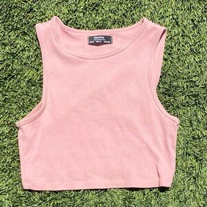 Bershka Pink Tank Top Women's Size S Brand New